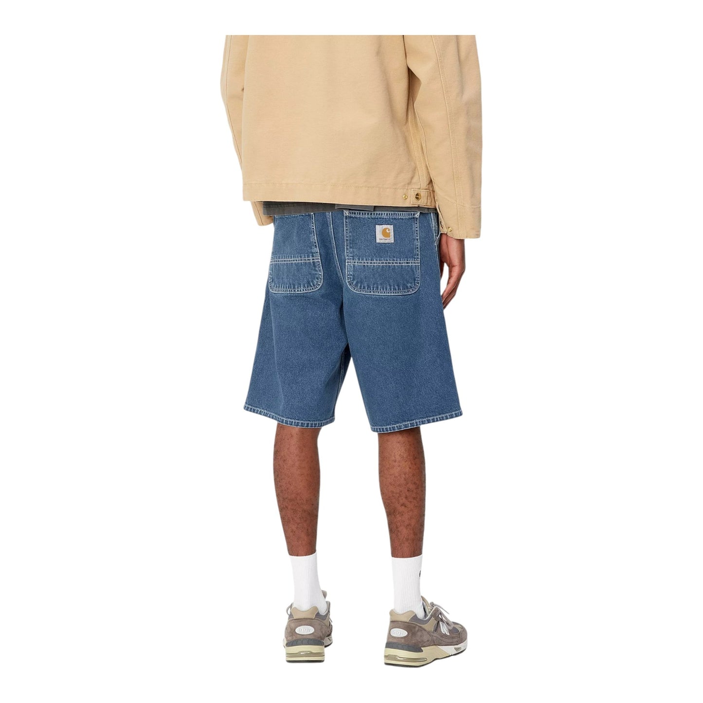 Carhartt Wip Simple Short - Blue Stone Washed - Bermuda di Carhartt Wip | Francis Concept