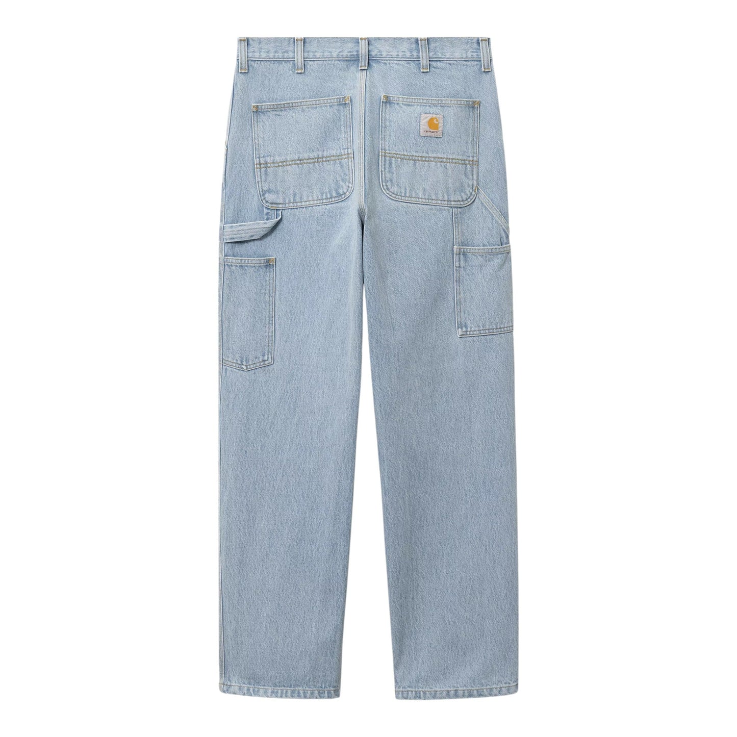 Carhartt Wip Single Knee Pant - Blue Heavy Stone Bleached - Pantaloni di Carhartt Wip | Francis Concept
