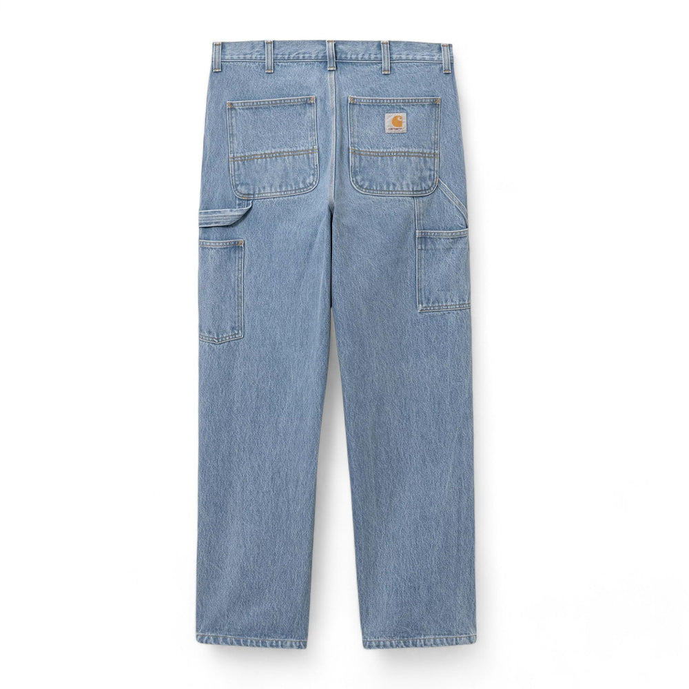 Carhartt Wip Single Knee Pant - Blue Stone Bleached - Pantaloni di Carhartt Wip | Francis Concept