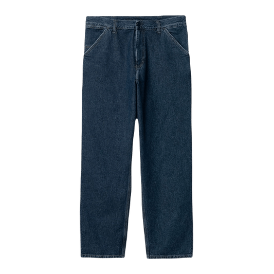 Carhartt Wip Single Knee Pant - Blue stone washed - Pantaloni di Carhartt Wip | Francis Concept