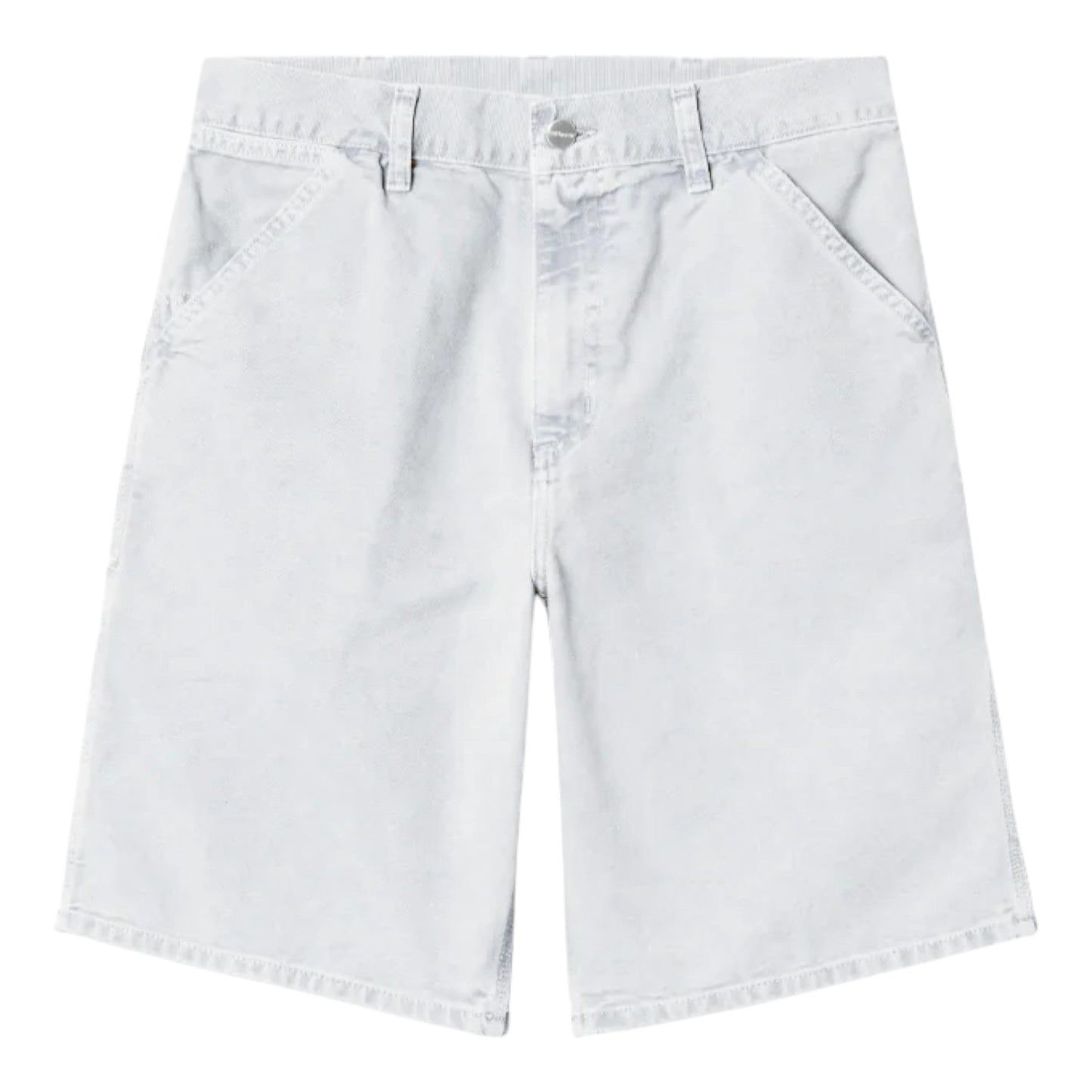 Carhartt Wip Single Knee Short - Black Chalk Wash - Bermuda di Carhartt Wip | Francis Concept