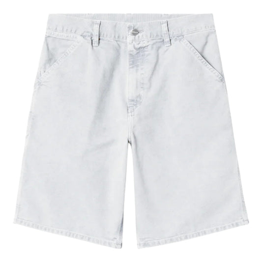 Carhartt Wip Single Knee Short - Black Chalk Wash - Bermuda di Carhartt Wip | Francis Concept