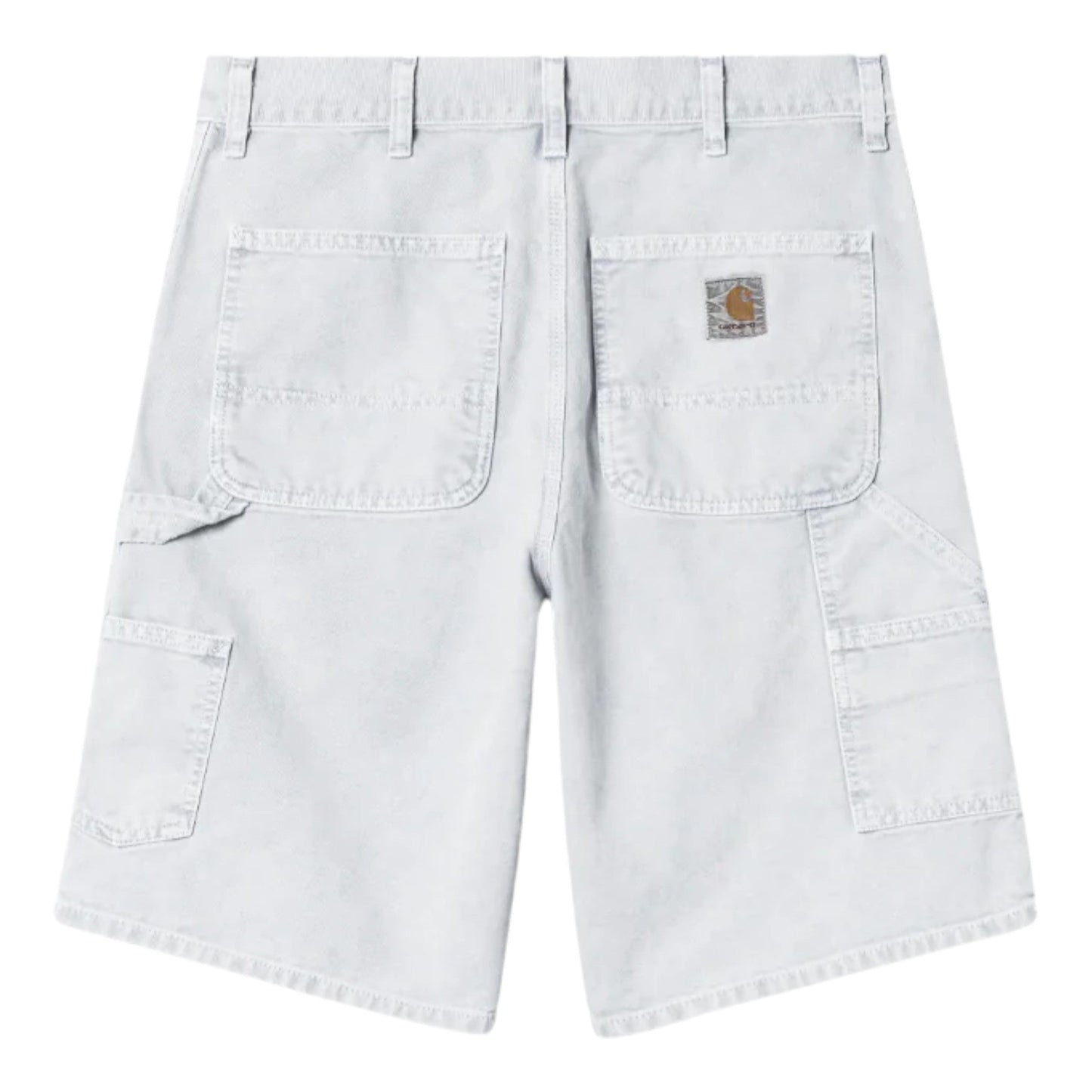 Carhartt Wip Single Knee Short - Black Chalk Wash - Bermuda di Carhartt Wip | Francis Concept