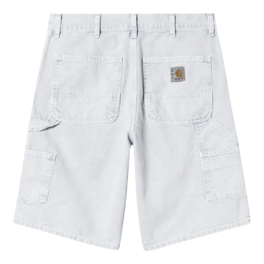 Carhartt Wip Single Knee Short - Black Chalk Wash - Bermuda di Carhartt Wip | Francis Concept