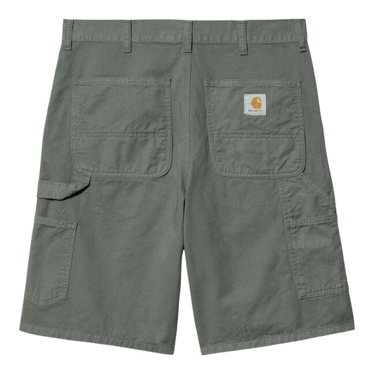 Carhartt Wip Single Knee Short - Park Garment Dyed - Bermuda di Carhartt Wip | Francis Concept