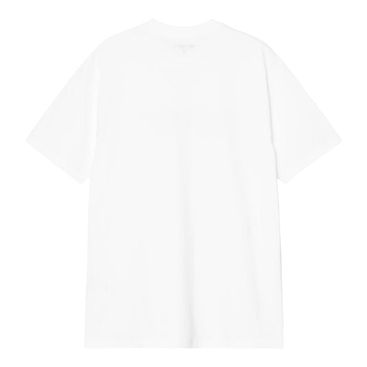 Carhartt Wip Solar Chrome Script T-Shirt - White - T-Shirt di Carhartt Wip | Francis Concept