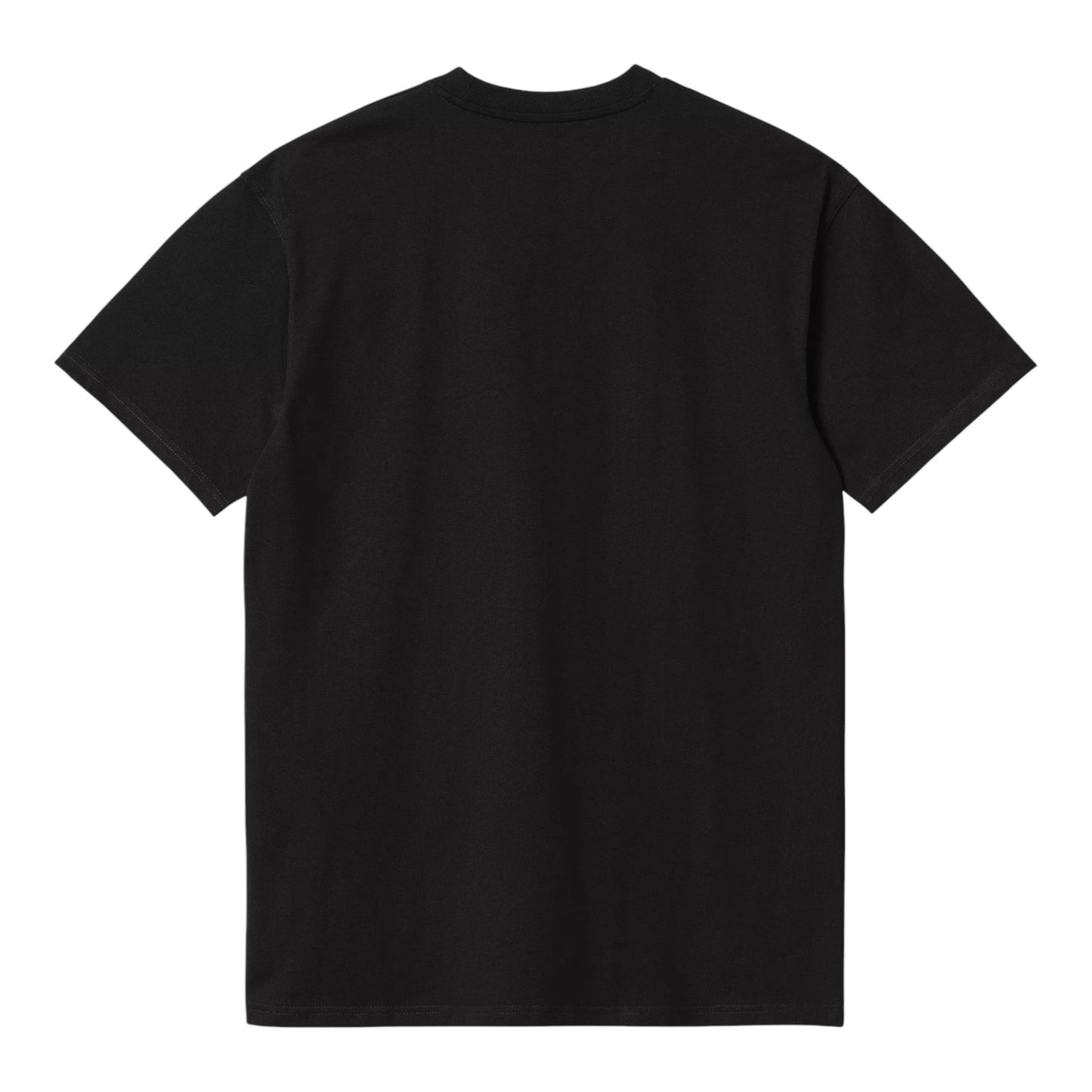 Carhartt Wip S/S American Script T-Shirt - Black - T-Shirt di Carhartt Wip | Francis Concept