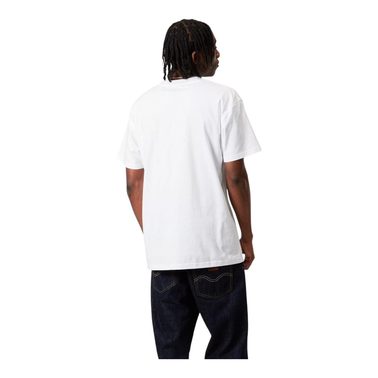 Carhartt Wip S/S American Script T-Shirt - White - T-Shirt di Carhartt Wip | Francis Concept