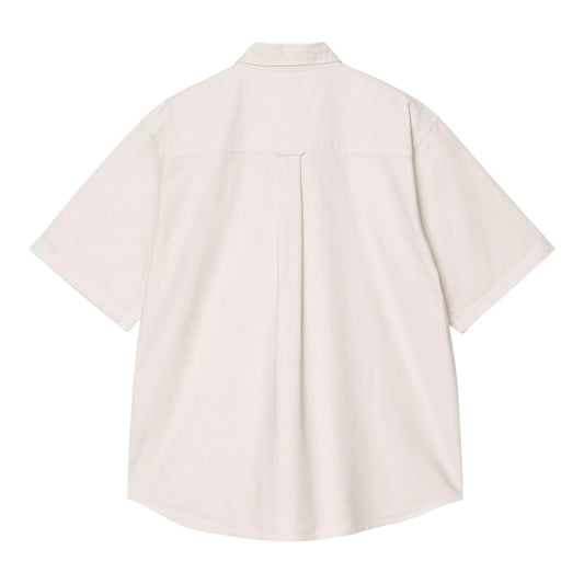 Carhartt Wip S/S Braxton Shirt - Fleur De Sel / Wax - Camicie di Carhartt Wip | Francis Concept