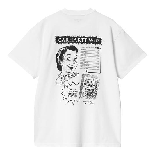 Carhartt Wip S/S Catalogue T-Shirt - White / Black - T-Shirt di Carhartt Wip | Francis Concept
