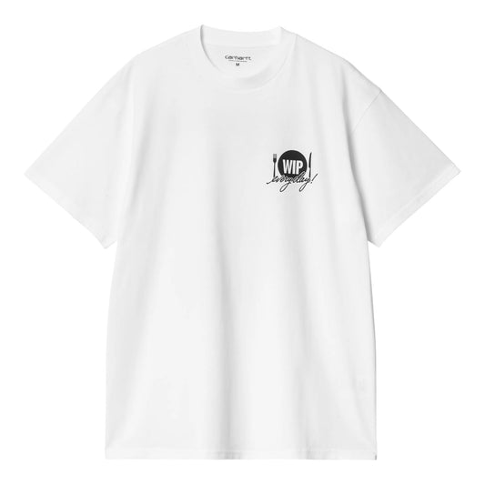 Carhartt Wip S/S Catalogue T-Shirt - White / Black - T-Shirt di Carhartt Wip | Francis Concept