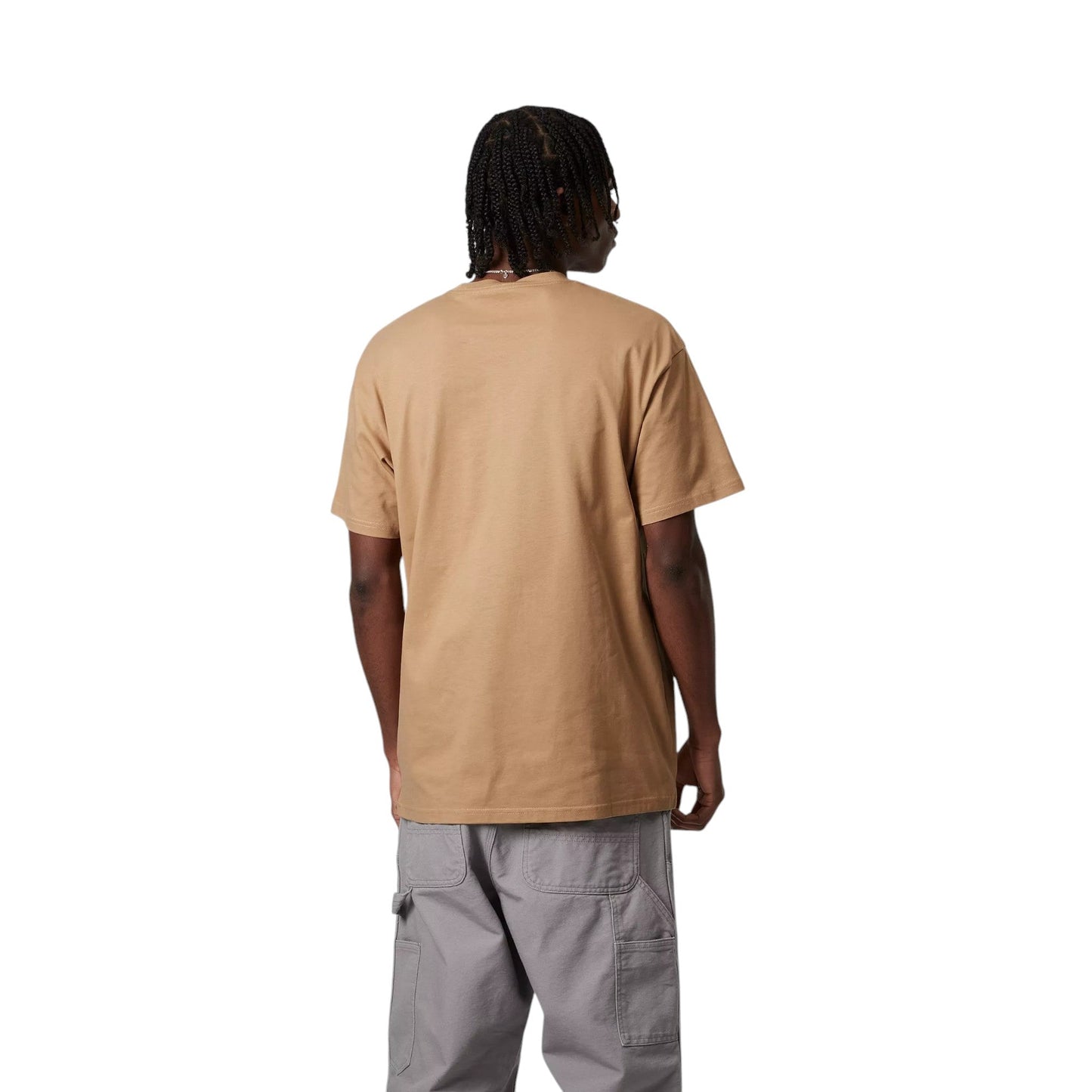 Carhartt Wip S/S Chase T-Shirt - Dusty H Brown - T-Shirt di Carhartt Wip | Francis Concept