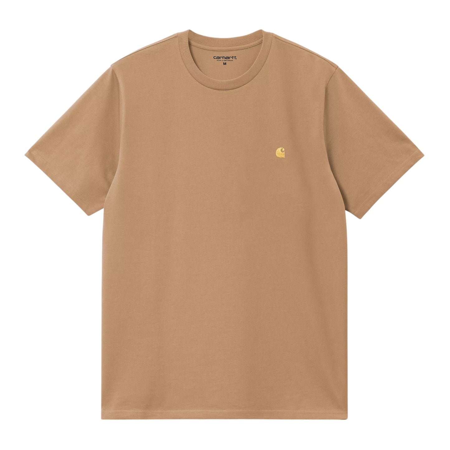 Carhartt Wip S/S Chase T-Shirt - Dusty H Brown - T-Shirt di Carhartt Wip | Francis Concept