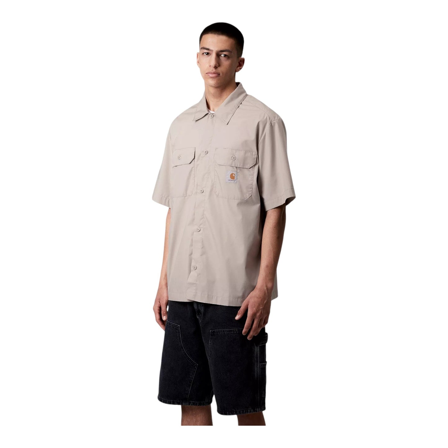 Carhartt Wip S/S Craft Shirt - Dusky Beige - Camicie di Carhartt Wip | Francis Concept
