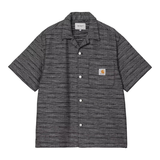 Carhartt Wip S/S Gellar Shirt - Gellar Stripe / Black - Camicie di Carhartt Wip | Francis Concept