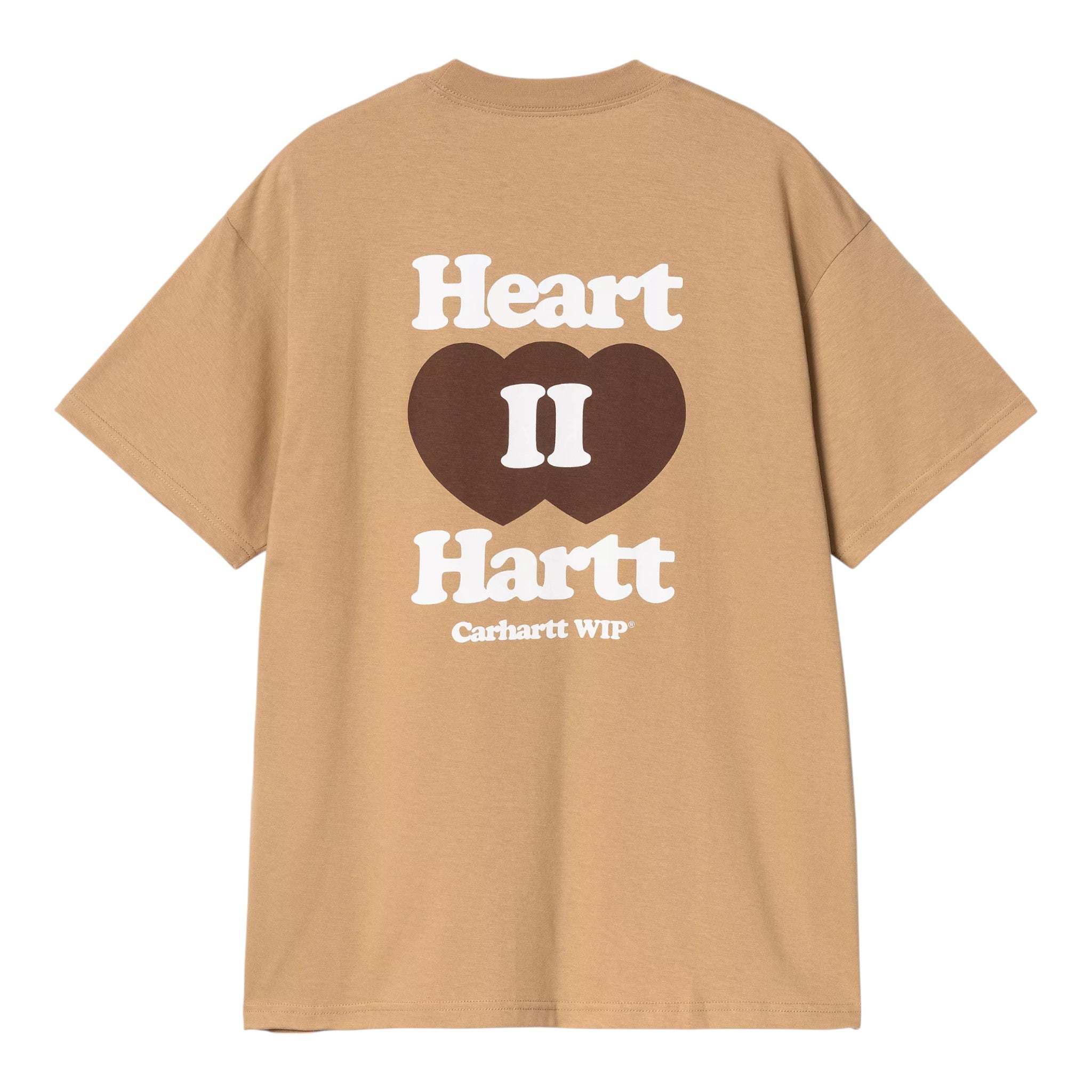 Carhartt Wip S/S Heart II Hartt T-Shirt - Dusty H Brown - T-Shirt di Carhartt Wip | Francis Concept