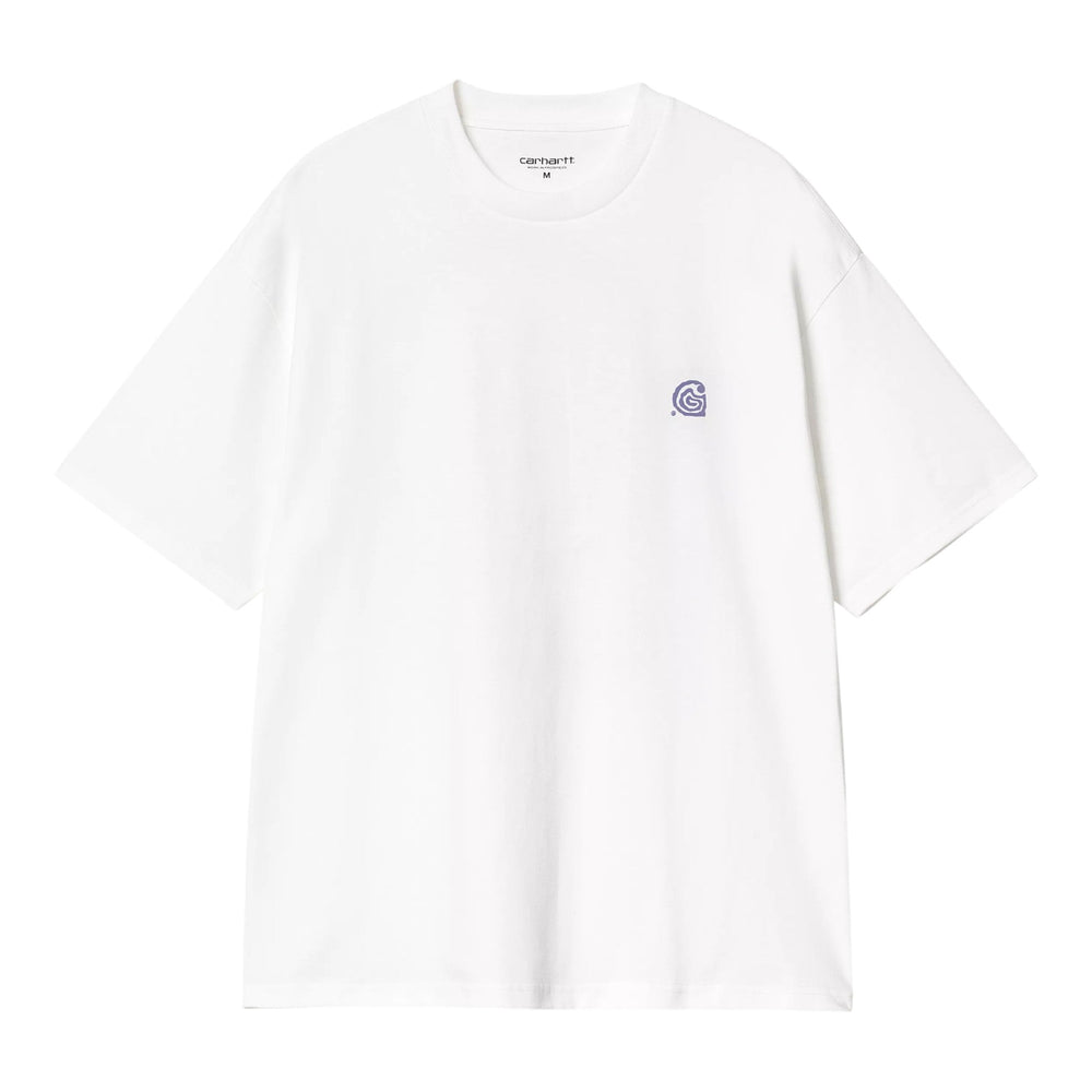 Carhartt Wip S/S Helix T-Shirt - White - T-Shirt di Carhartt Wip | Francis Concept