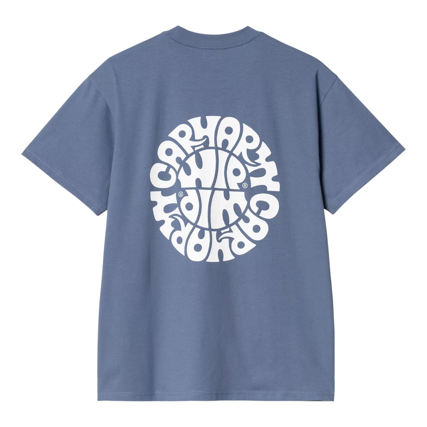 Carhartt Wip S/S Jazzy T-Shirt - Blue Iris / White - T-Shirt di Carhartt Wip | Francis Concept