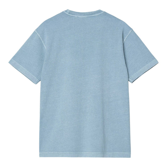 Carhartt Wip S/S Nelson T-Shirt - Clay Blue Garment Dyed - T-Shirt di Carhartt Wip | Francis Concept