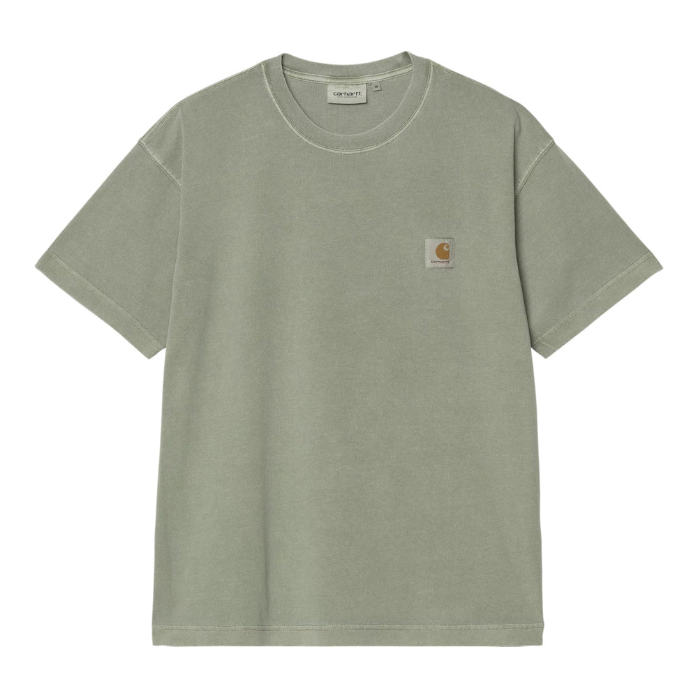 Carhartt Wip S/S Nelson T-Shirt - Park Garment Dyed - T-Shirt di Carhartt Wip | Francis Concept