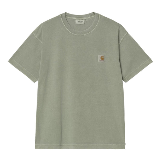Carhartt Wip S/S Nelson T-Shirt - Park Garment Dyed - T-Shirt di Carhartt Wip | Francis Concept