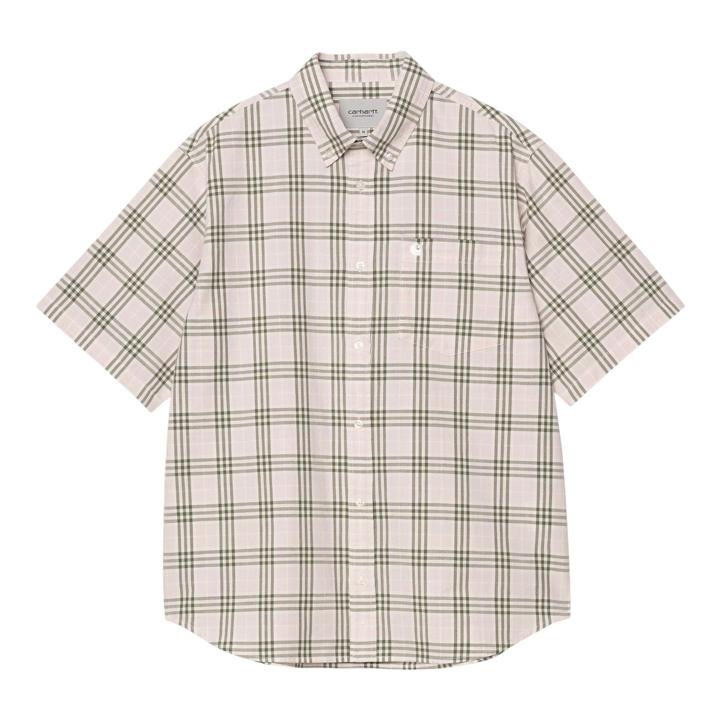 Carhartt Wip S/S Niven Shirt - Air Pink / Wax - Camicie di Carhartt Wip | Francis Concept
