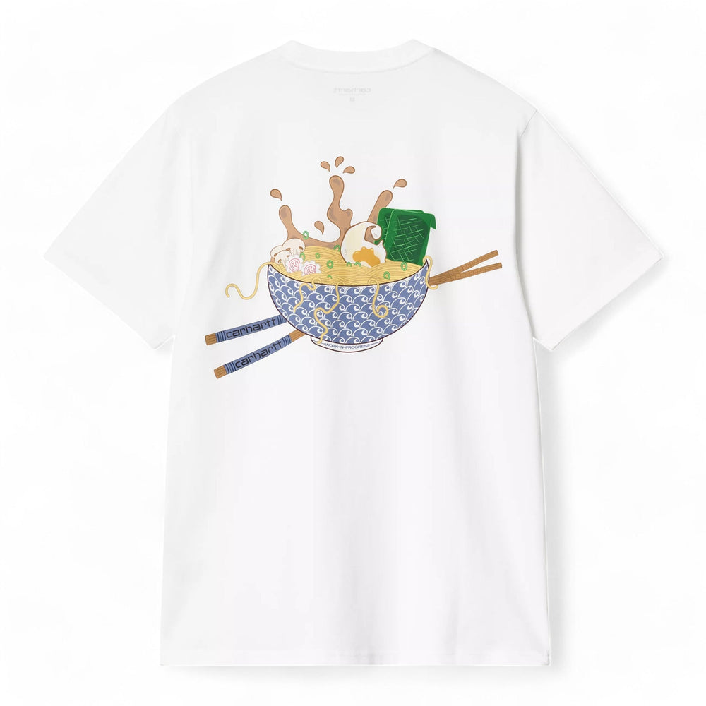 Carhartt Wip S/S Noodle Soup T-shirt - White - T-Shirt di Carhartt Wip | Francis Concept