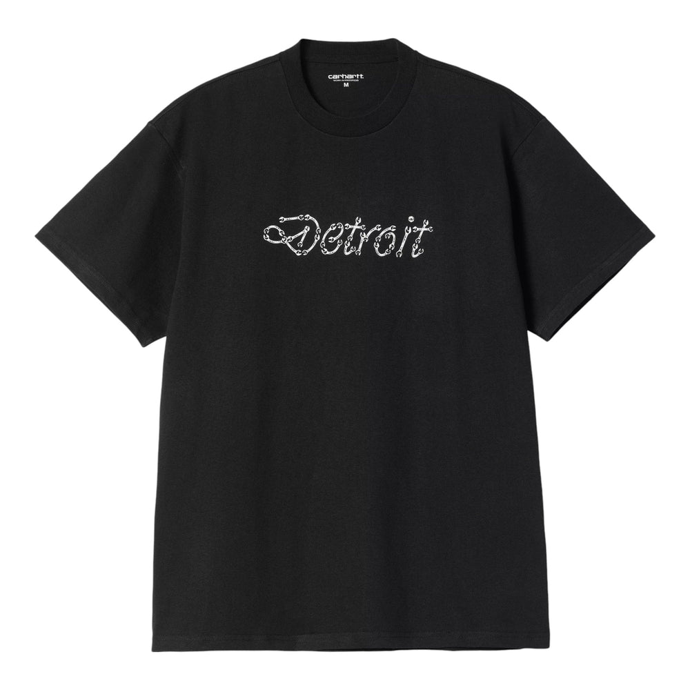 Carhartt Wip S/S Peace And Work T-Shirt - Black / White - T-Shirt di Carhartt Wip | Francis Concept