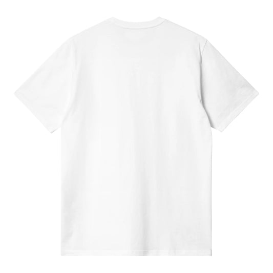 Carhartt Wip S/S Pocket Heart T-Shirt - White / Red - T-Shirt di Carhartt Wip | Francis Concept