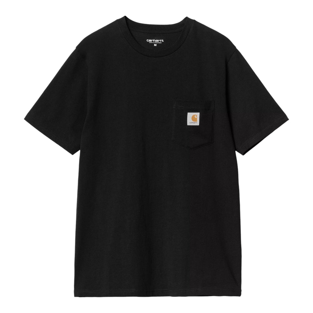 Carhartt Wip S/S Pocket T-Shirt - Black - T-Shirt di Carhartt Wip | Francis Concept