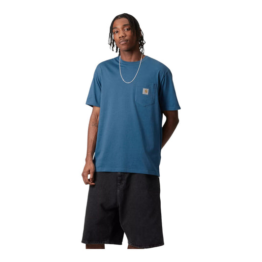 Carhartt Wip S/S Pocket T-Shirt - Sodalite - T-Shirt di Carhartt Wip | Francis Concept