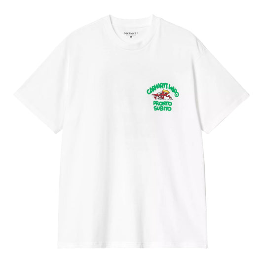 Carhartt Wip S/S Pronto T-Shirt - White - T-Shirt di Carhartt Wip | Francis Concept