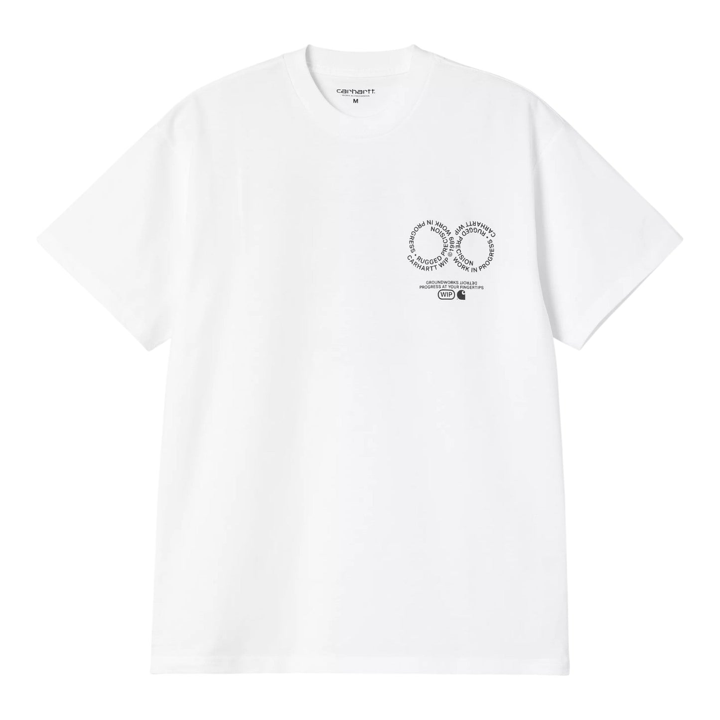 Carhartt Wip S/S Rotation T-Shirt - White / Black - T-Shirt di Carhartt Wip | Francis Concept