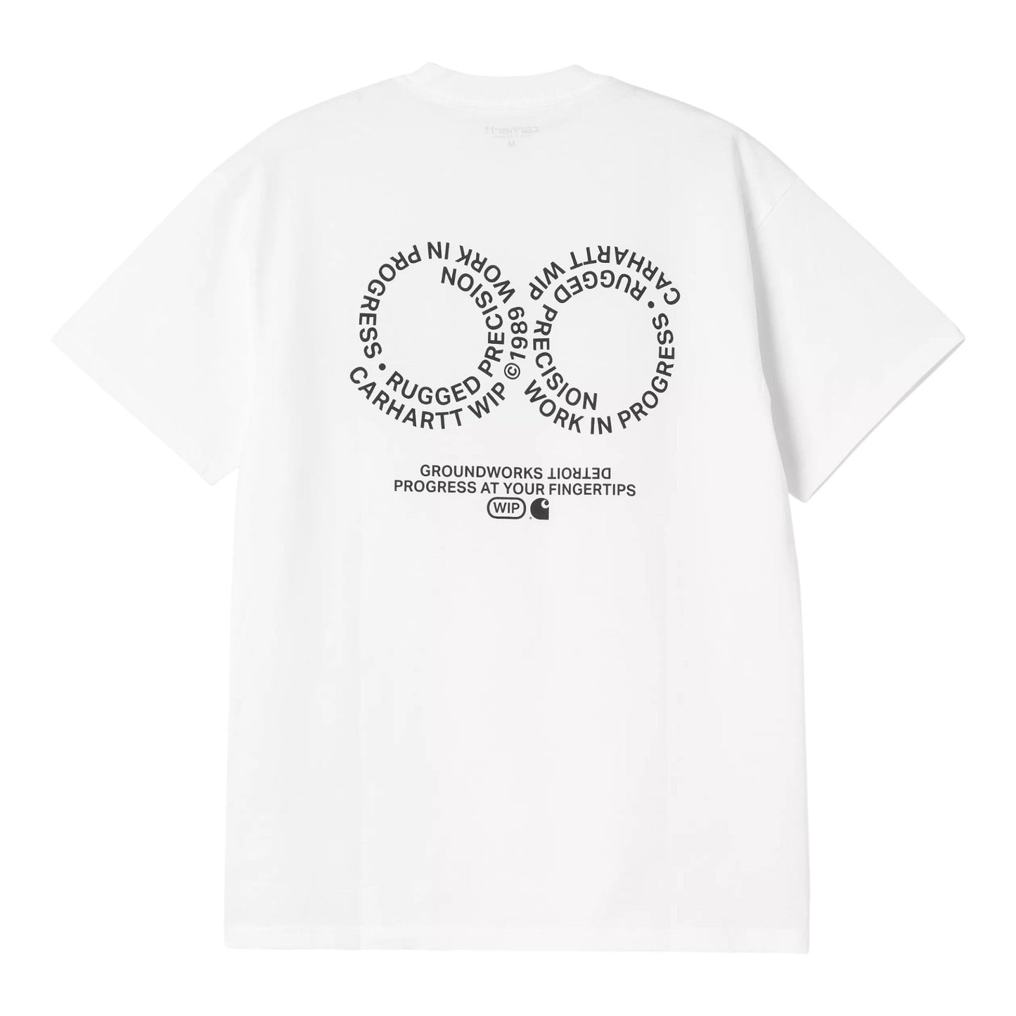 Carhartt Wip S/S Rotation T-Shirt - White / Black - T-Shirt di Carhartt Wip | Francis Concept