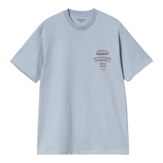 Carhartt Wip S/S Sandwich T-Shirt - Blue Fog - T-Shirt di Carhartt Wip | Francis Concept