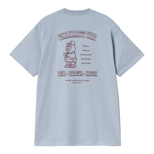 Carhartt Wip S/S Sandwich T-Shirt - Blue Fog - T-Shirt di Carhartt Wip | Francis Concept