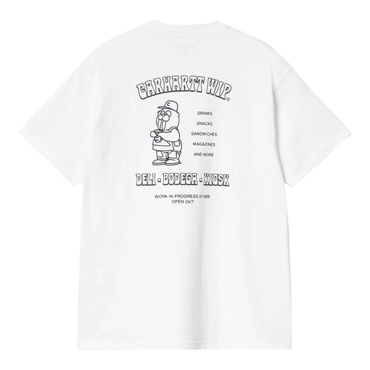 Carhartt Wip S/S Sandwich T-Shirt - White - T-Shirt di Carhartt Wip | Francis Concept