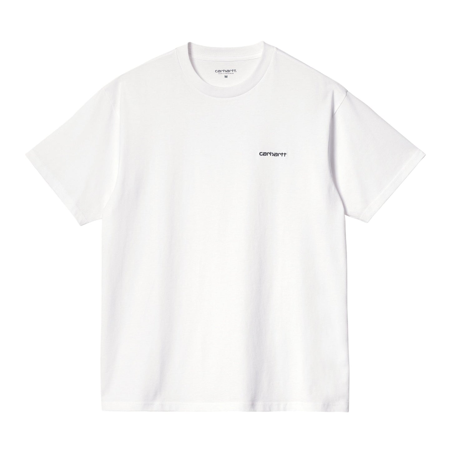 Carhartt Wip S/S Script Embroidery T-Shirt - White / Black - T-Shirt di Carhartt Wip | Francis Concept