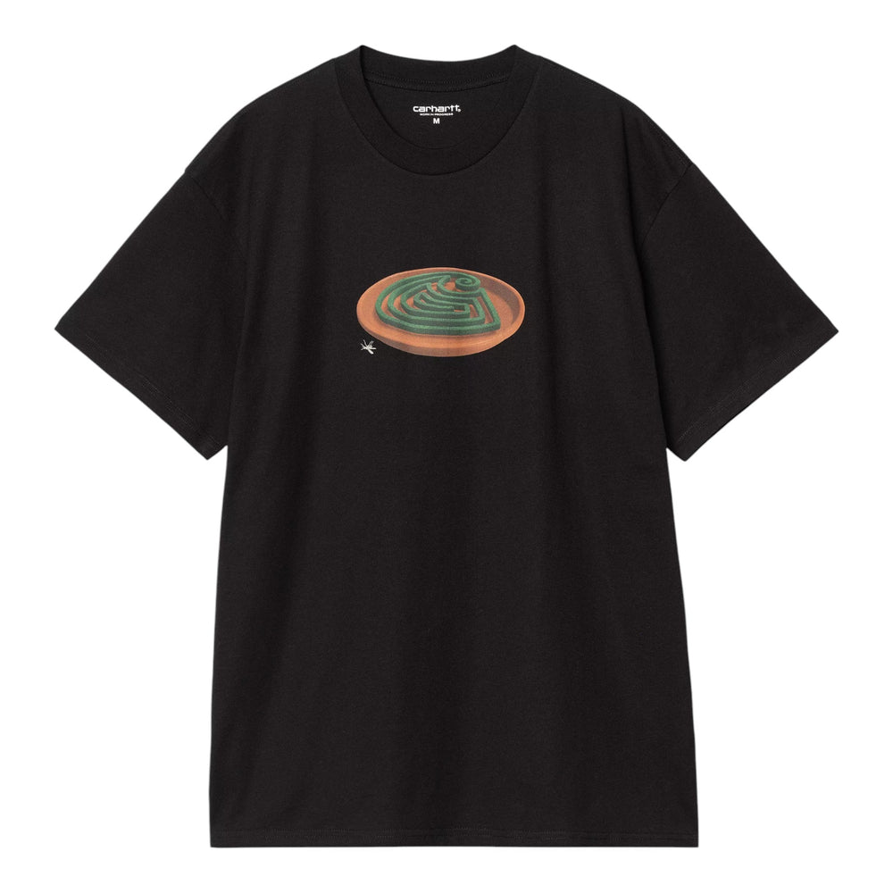 Carhartt Wip S/S Spiral T-Shirt - Black - T-Shirt di Carhartt Wip | Francis Concept