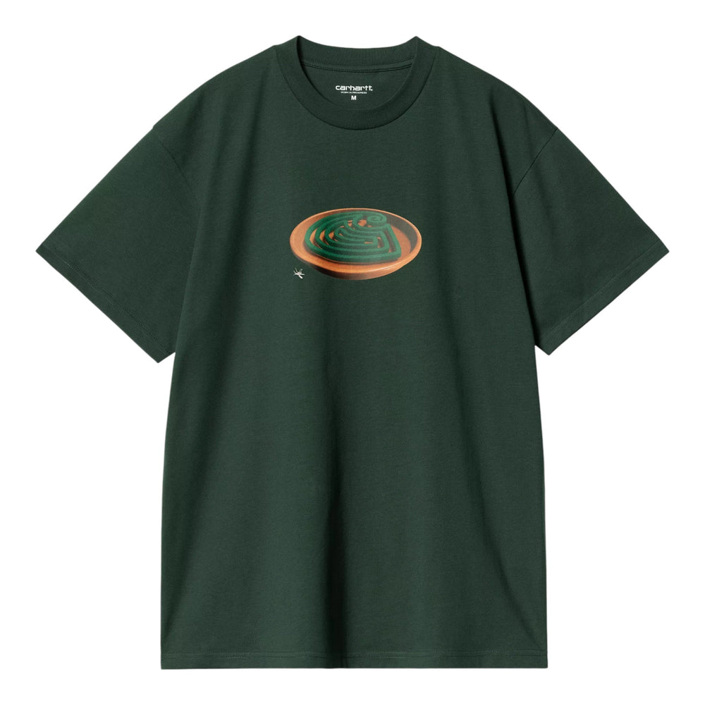 Carhartt Wip S/S Spiral T-Shirt - Conifer - T-Shirt di Carhartt Wip | Francis Concept