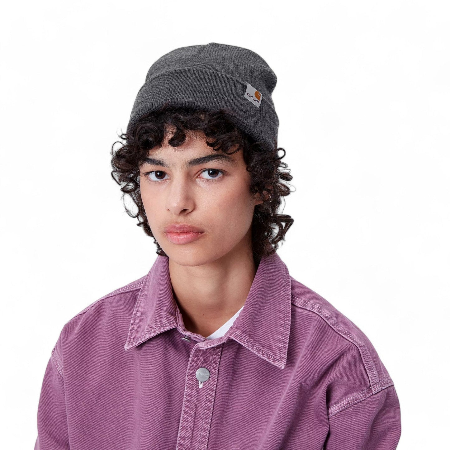 Carhartt Wip Stratus Hat Low - Dark Grey Heather - Cappelli di Carhartt Wip | Francis Concept