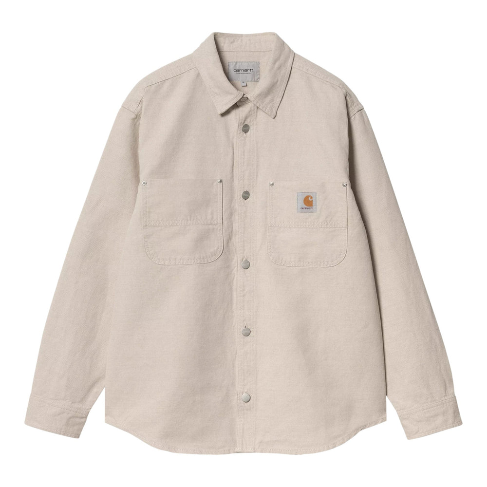 Carhartt Wip Walter Shirt Jac - Natural Rinsed - Giacche di Carhartt Wip | Francis Concept