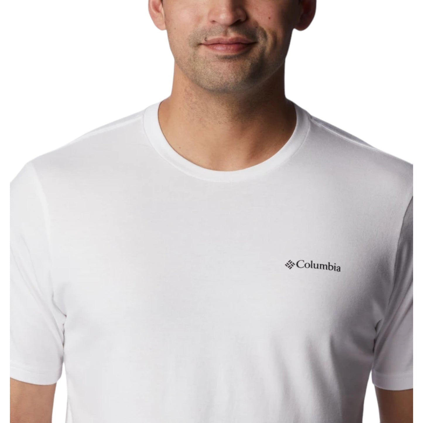 Columbia Basic Logo Short Sleeve - White - T-Shirt di Columbia | Francis Concept