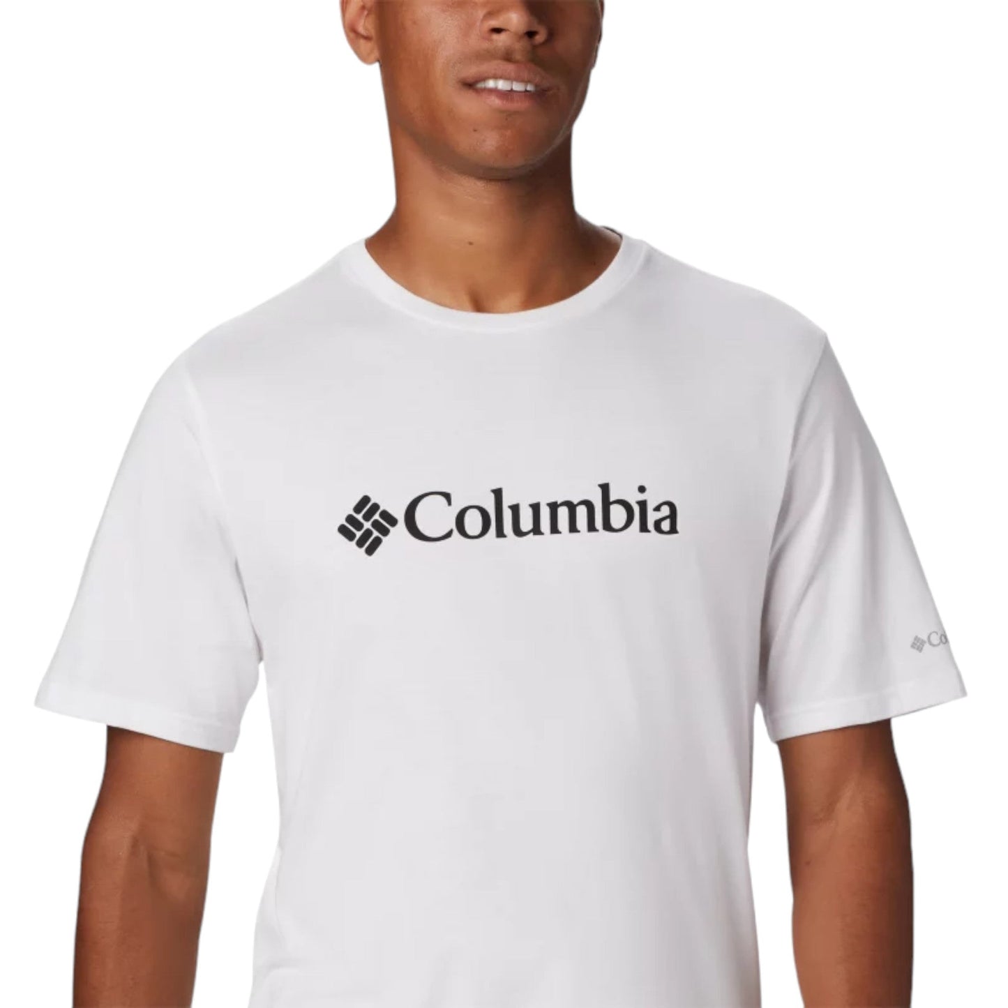 Columbia Basic Logo Short Sleeve - White - T-Shirt di Columbia | Francis Concept
