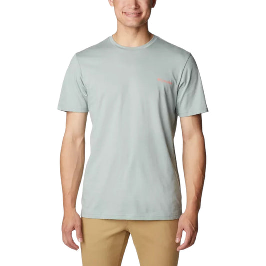 Columbia Rapid Ridge Back Graphic Tee II - Niagara - T-Shirt di Columbia | Francis Concept