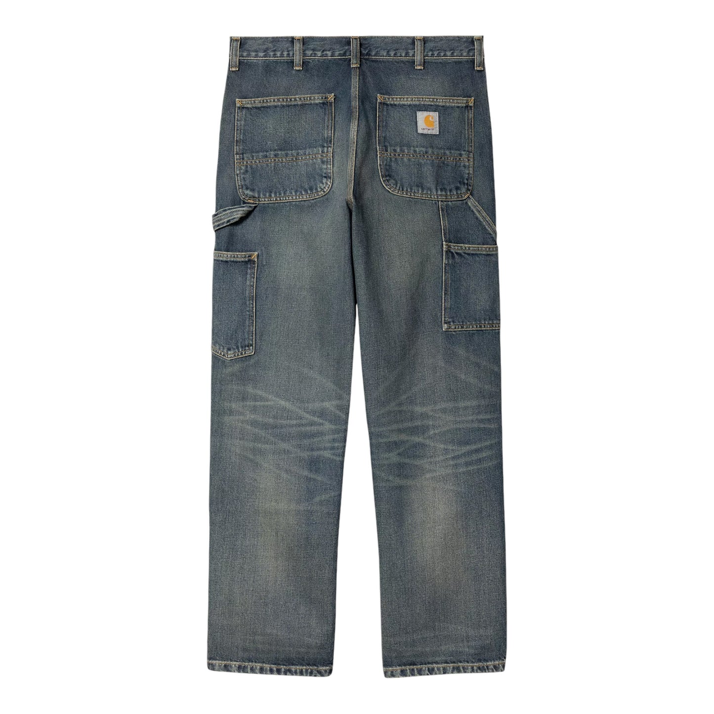 Carhartt Wip Double Knee Pant - Blue Worn Used Francis Concept