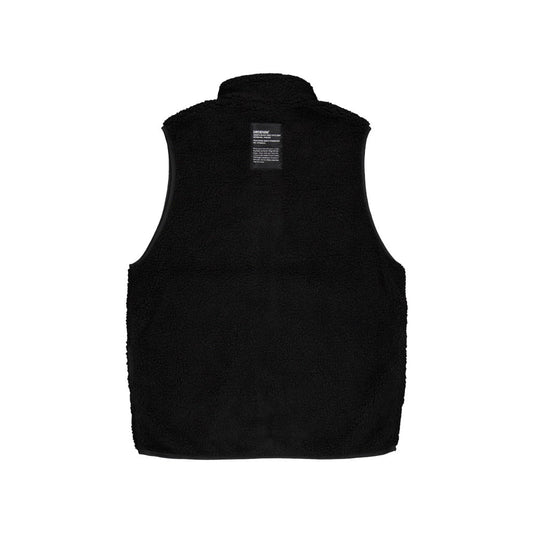 Dr Denim Dan Pile Vest - Black - Gilet di Dr.Denim | Francis Concept