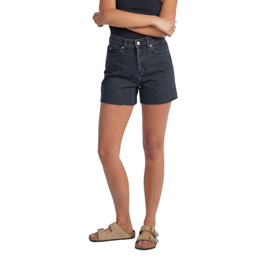 Dr.Denim Nora Shorts - Retro Black - Bermuda di Dr.Denim | Francis Concept