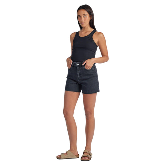 Dr.Denim Nora Shorts - Retro Black - Bermuda di Dr.Denim | Francis Concept