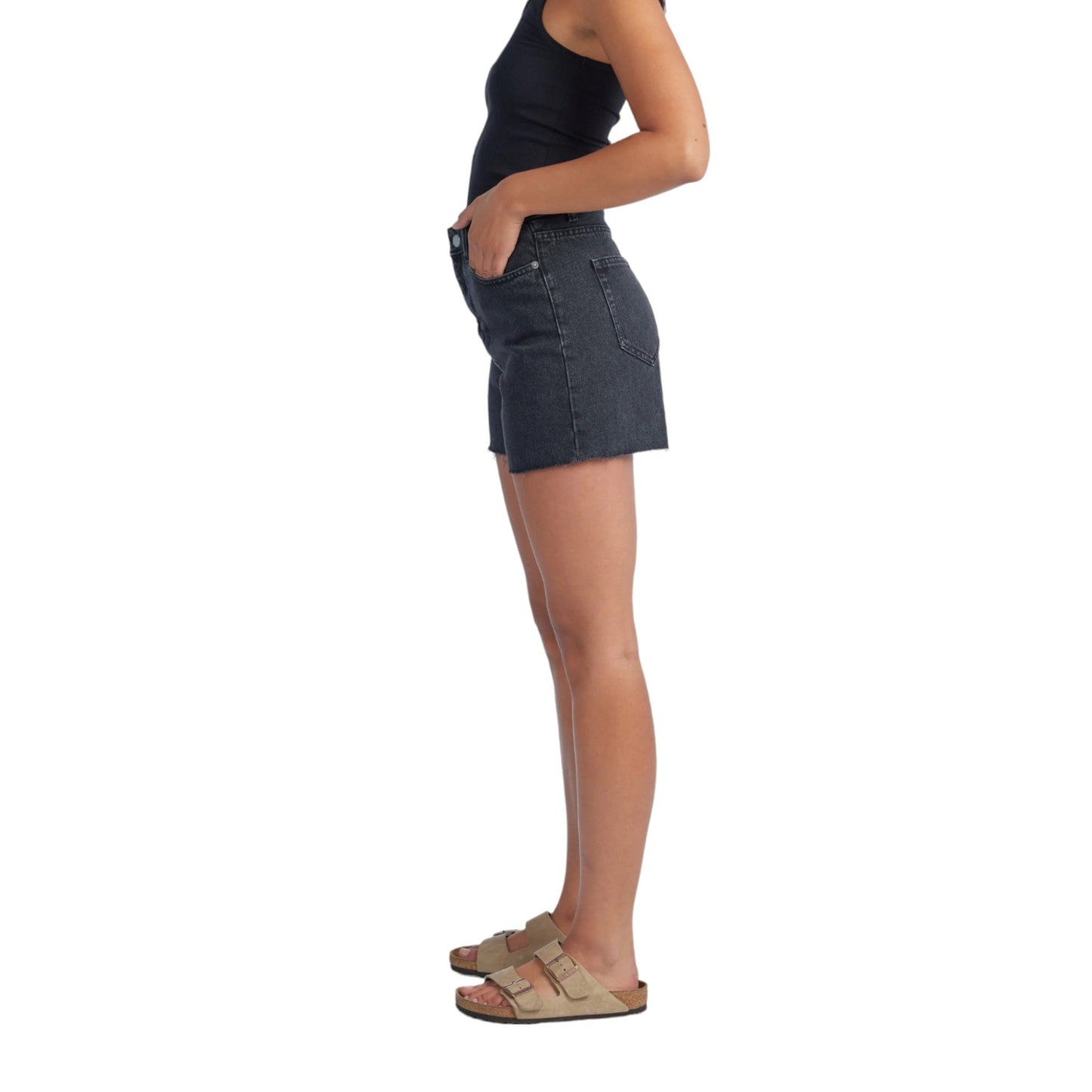 Dr.Denim Nora Shorts - Retro Black - Bermuda di Dr.Denim | Francis Concept